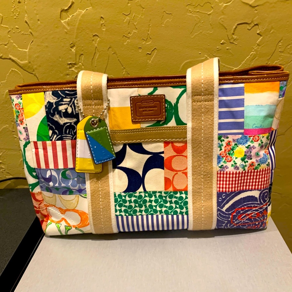 Coach Hampton Patchwork Bag